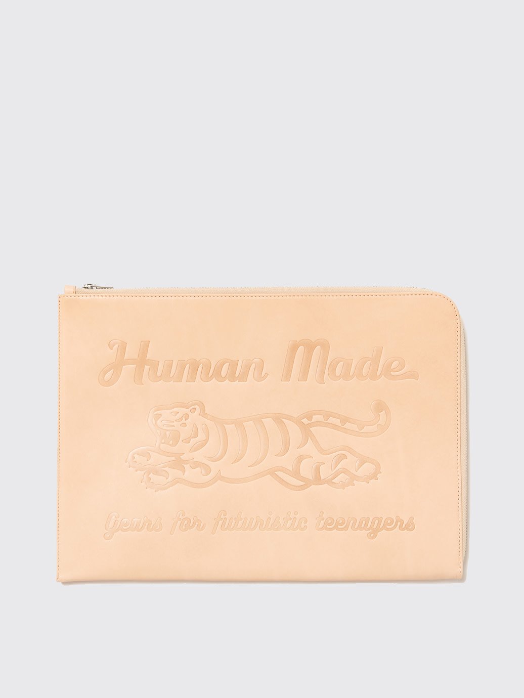 Human Made Leather Clutch Bag FW22 Beige – OALLERY