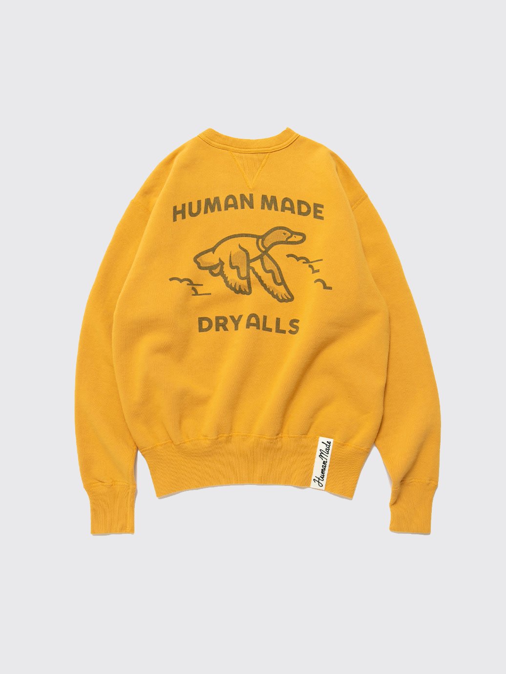 Human Made Duck Tsuriami Sweatshirt FW22 Yellow