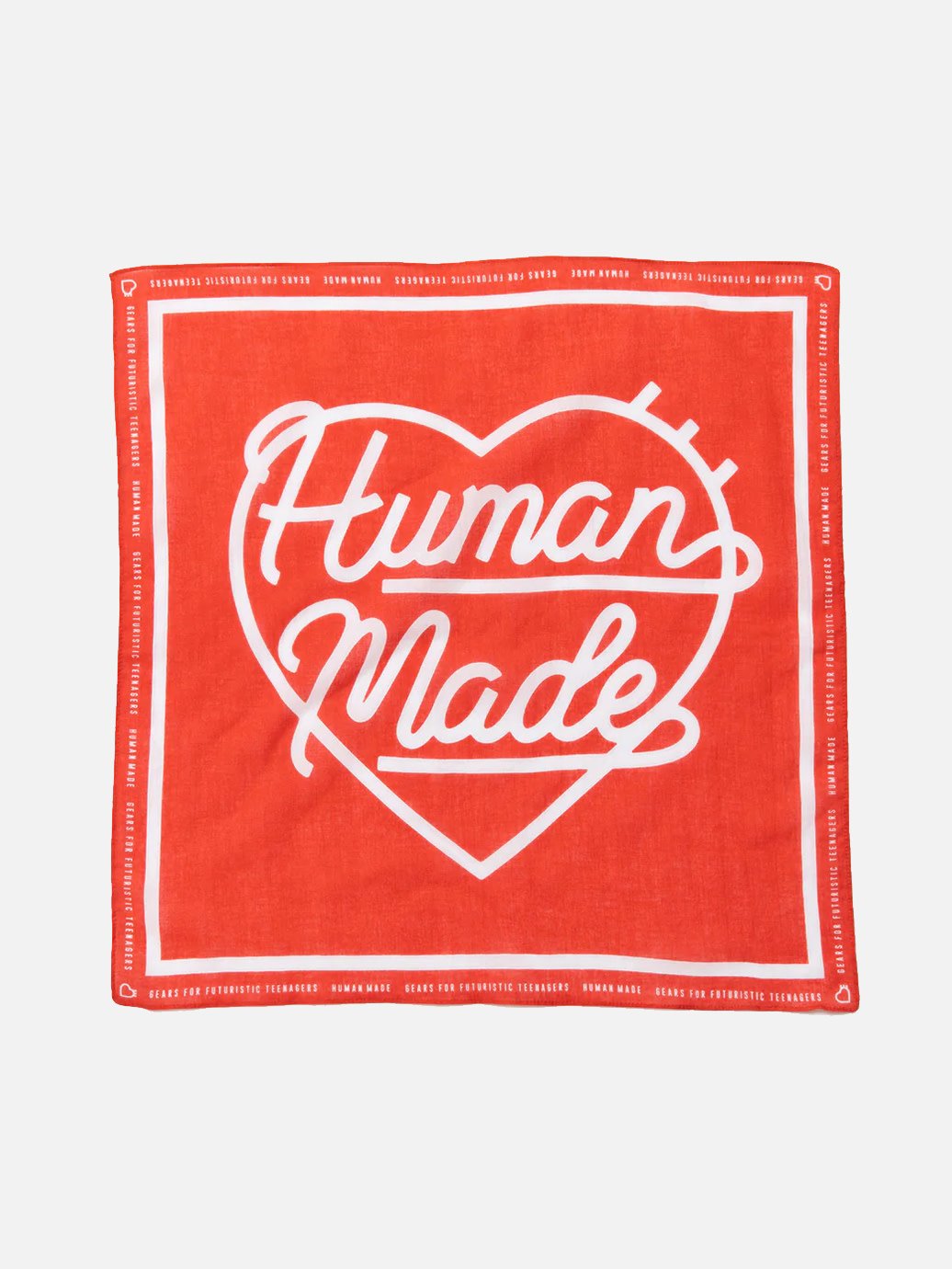 Human Made Bandana #1 Heart Logo FW22 Red