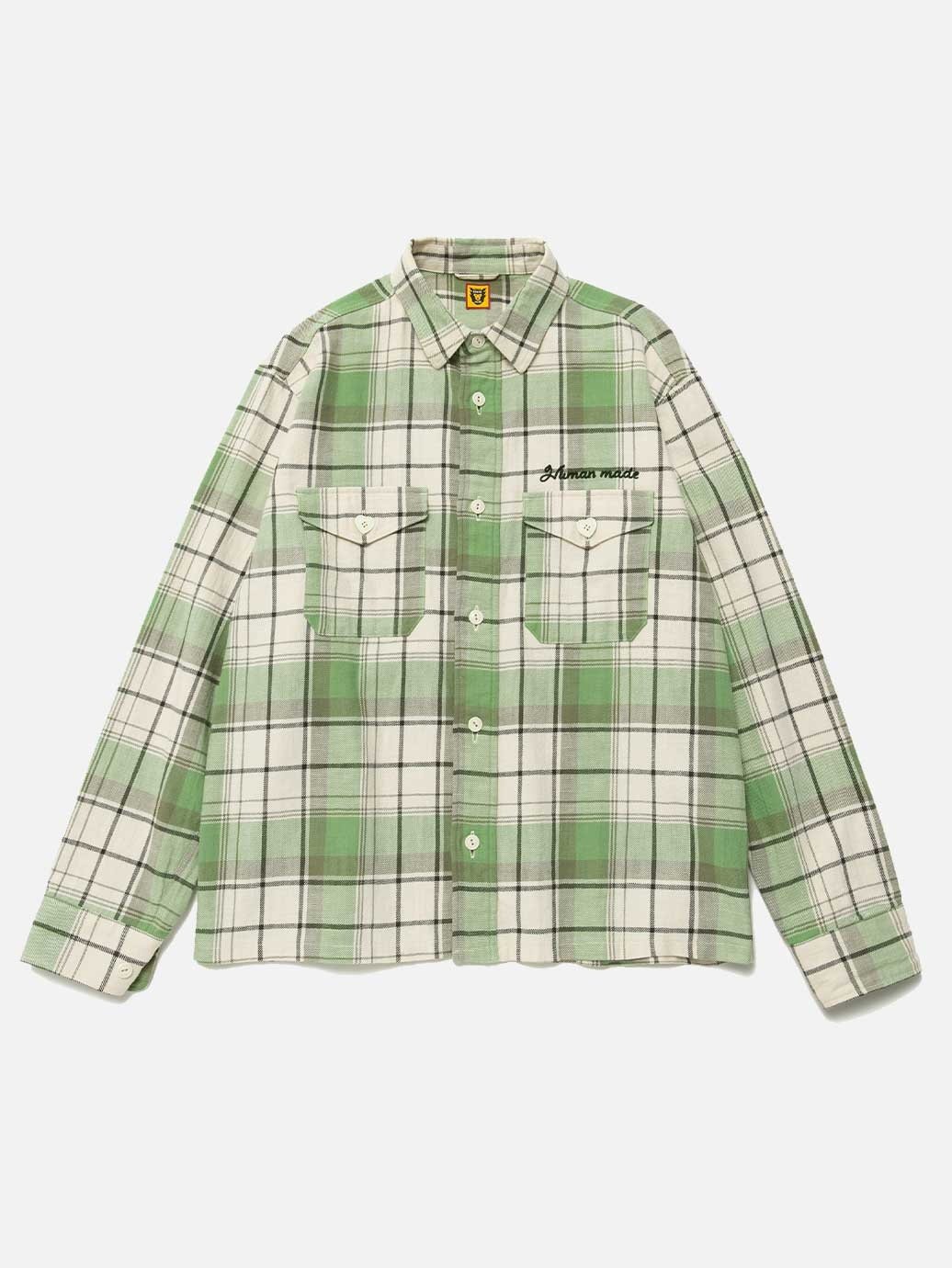 Human Made Checked Overshirt SS23 Green – OALLERY