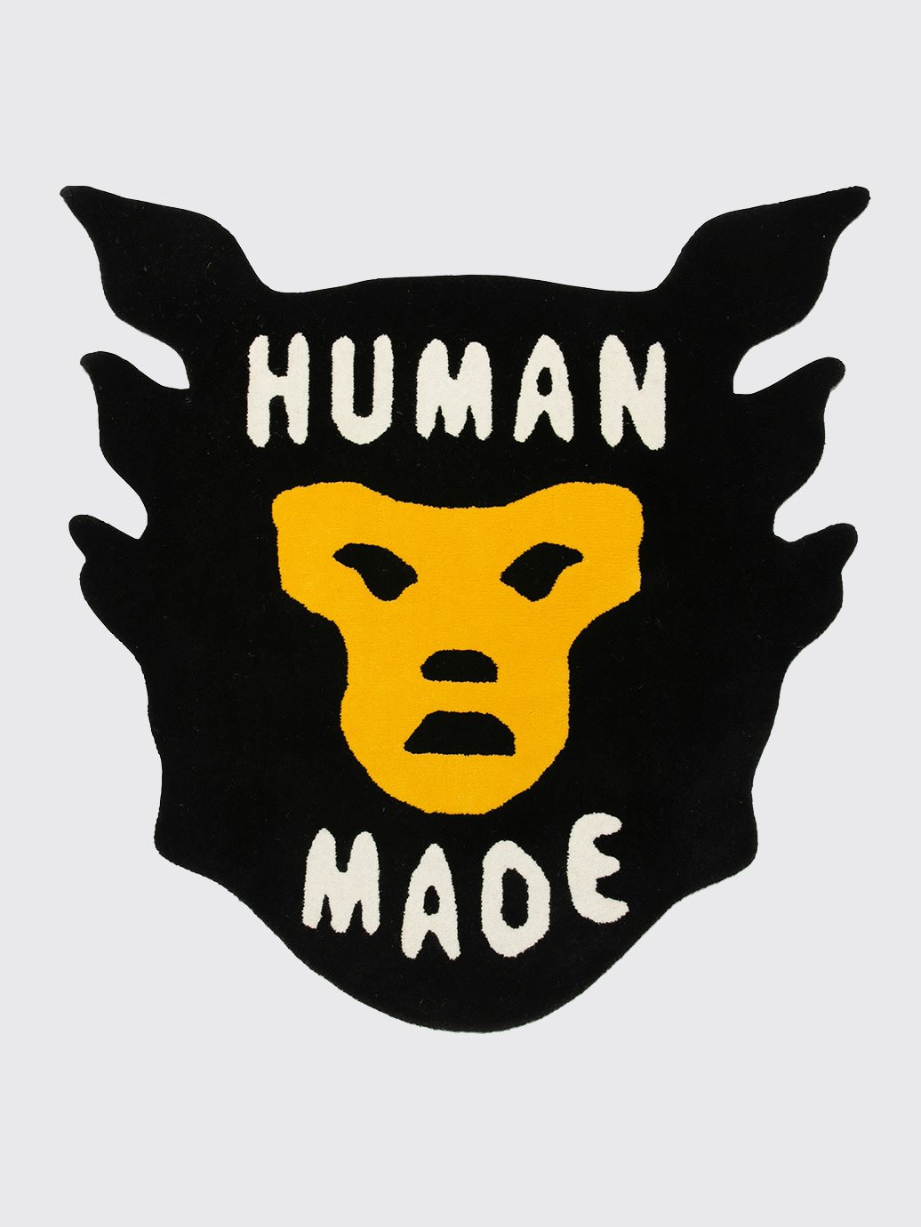 Human Made Face Rug SS22 L Black
