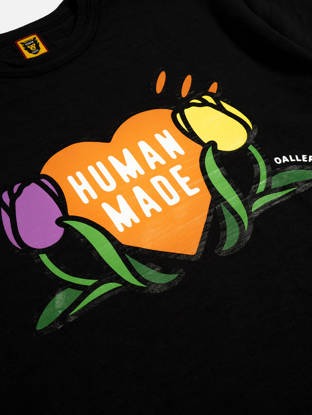 Human Made x OALLERY Tulip T-Shirt Black
