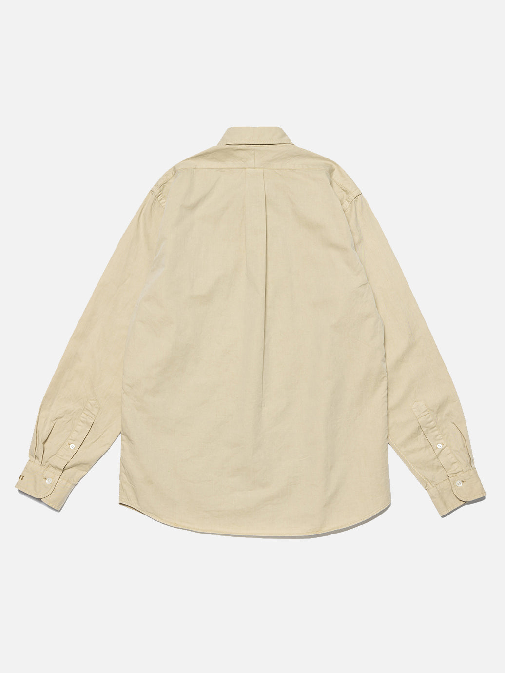 Human Made Pigment Dyed BD L/S Shirt Beige