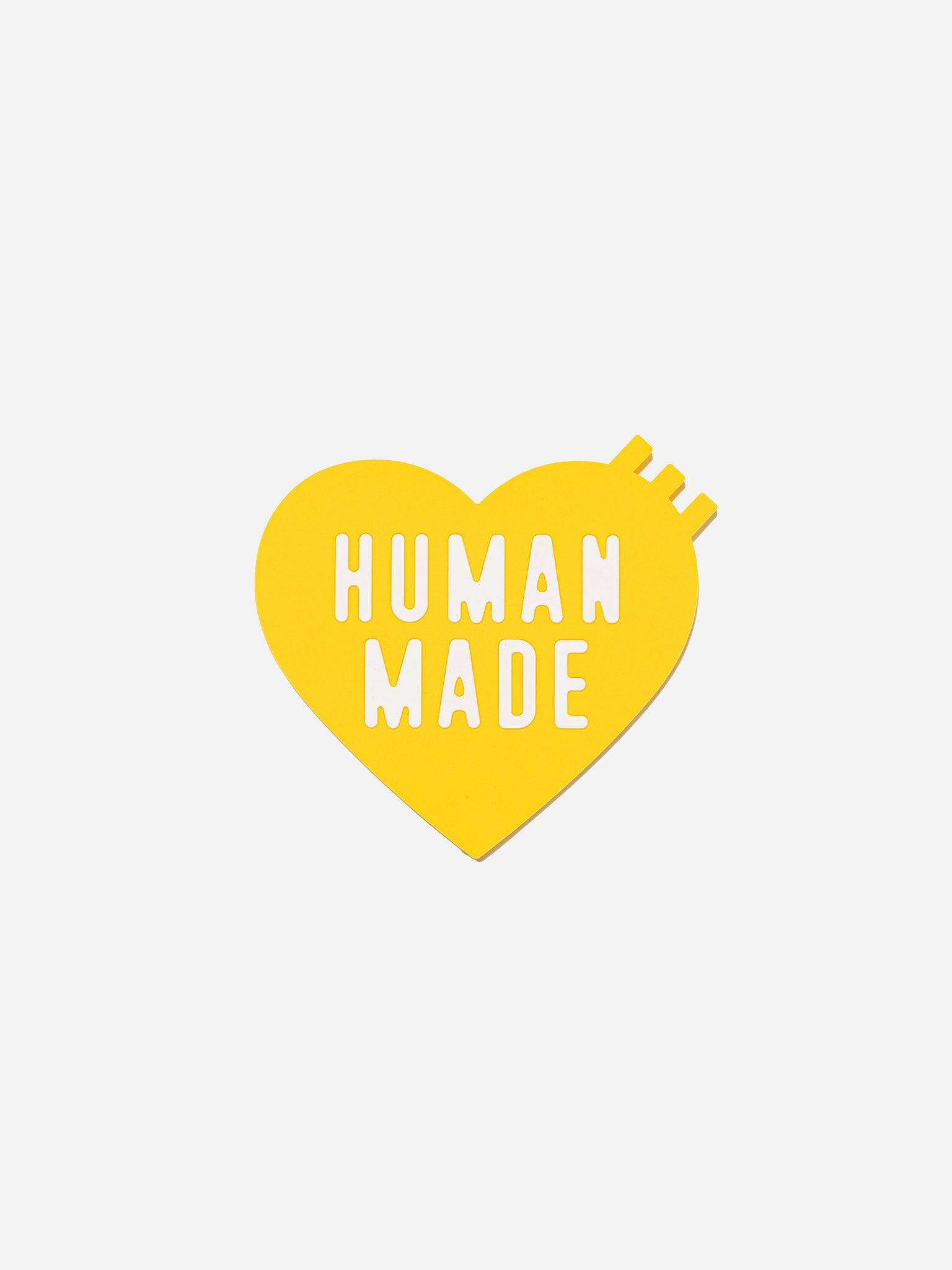 Human Made Heart Rubber Coaster