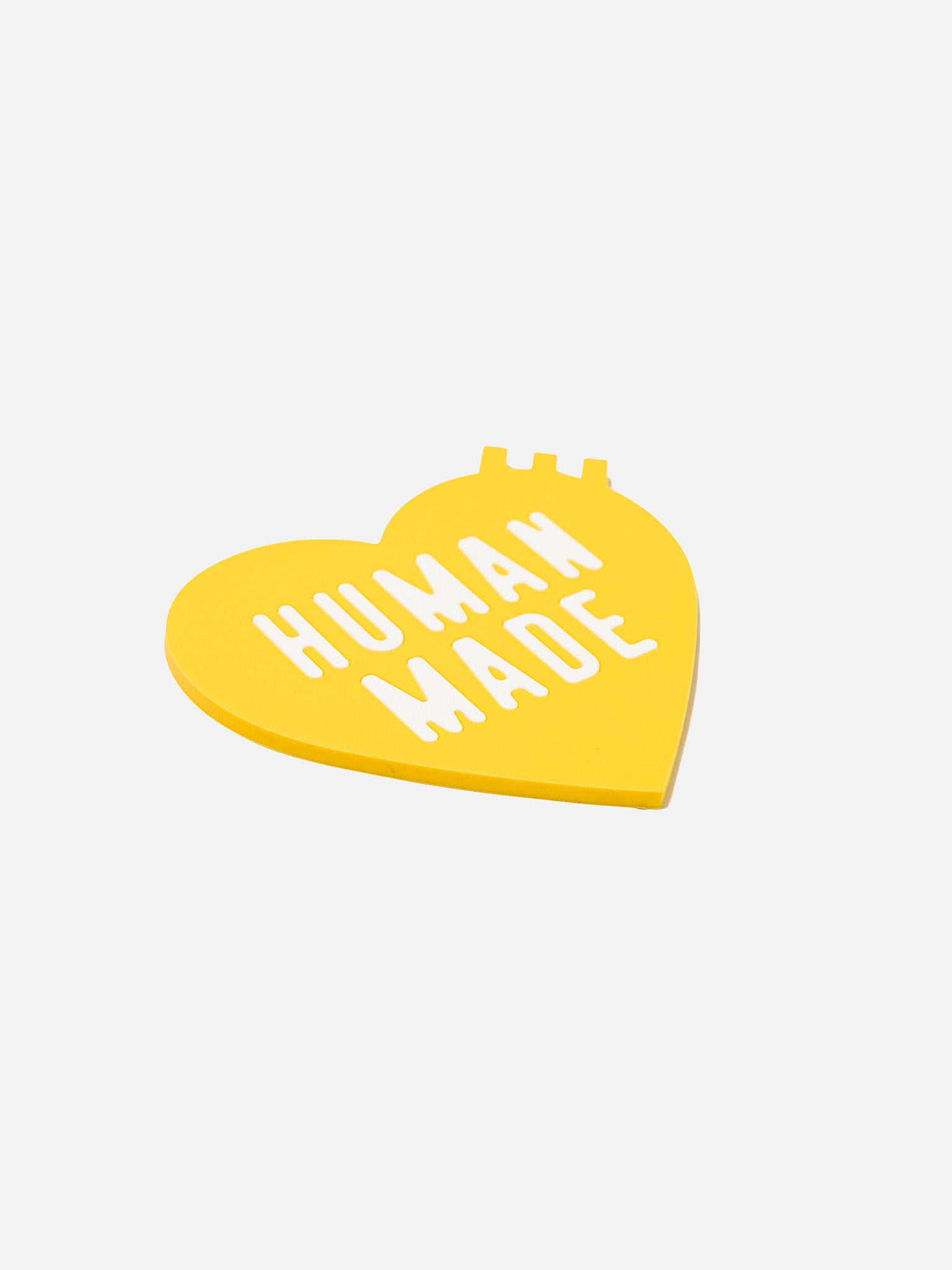 Human Made Heart Rubber Coaster