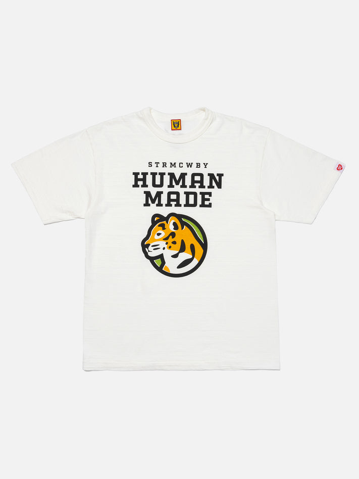 Human Made Tiger Graphic #11 T-Shirt White for Men