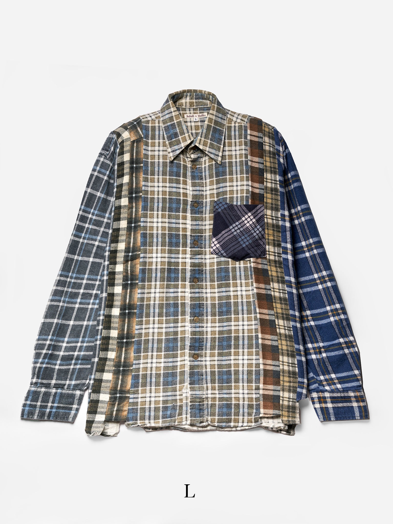 Needles Rebuild by Needles 7 Cuts Flannel Shirt