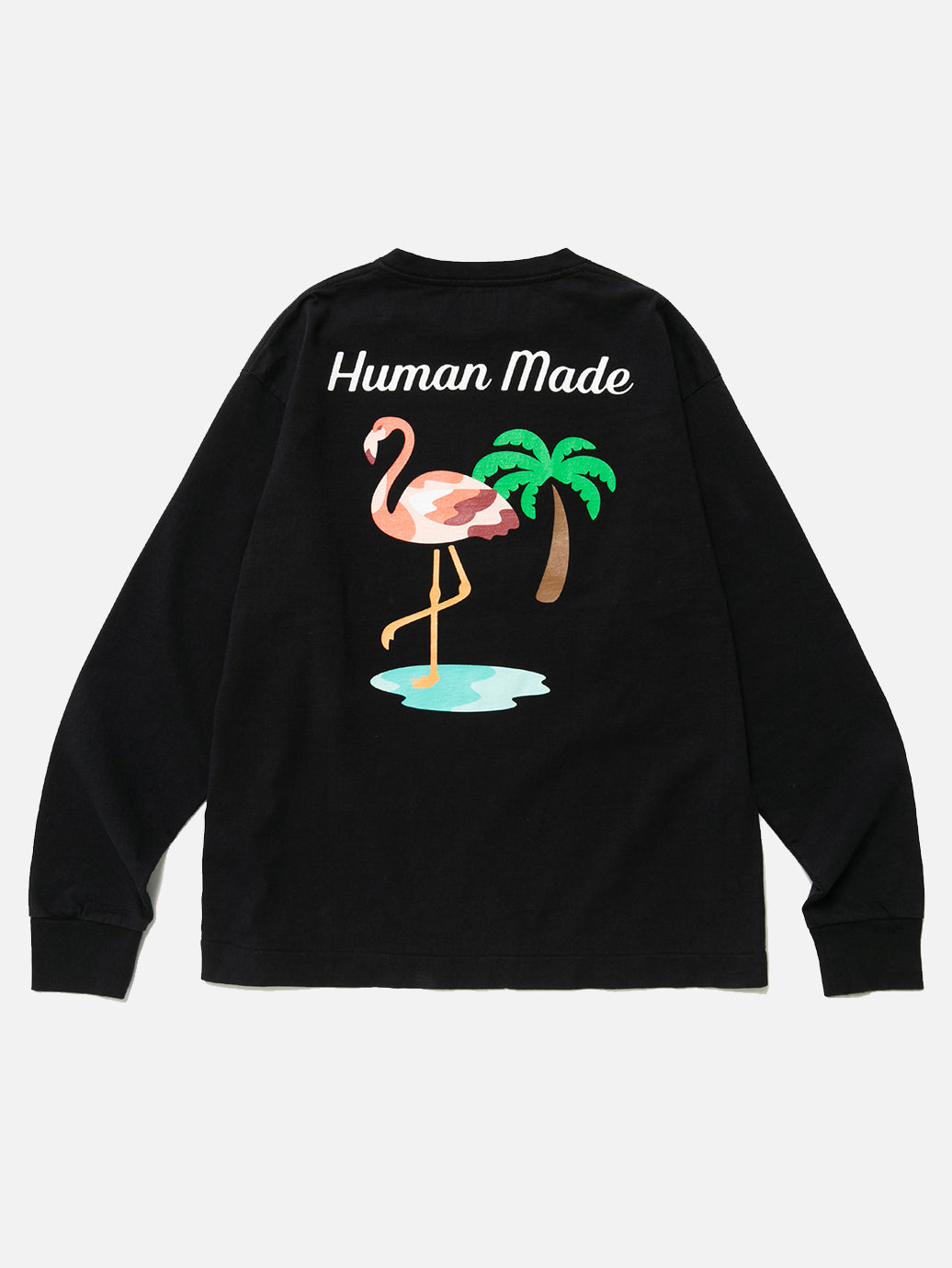 Human Made Flamingo L/S T-Shirt Black – OALLERY