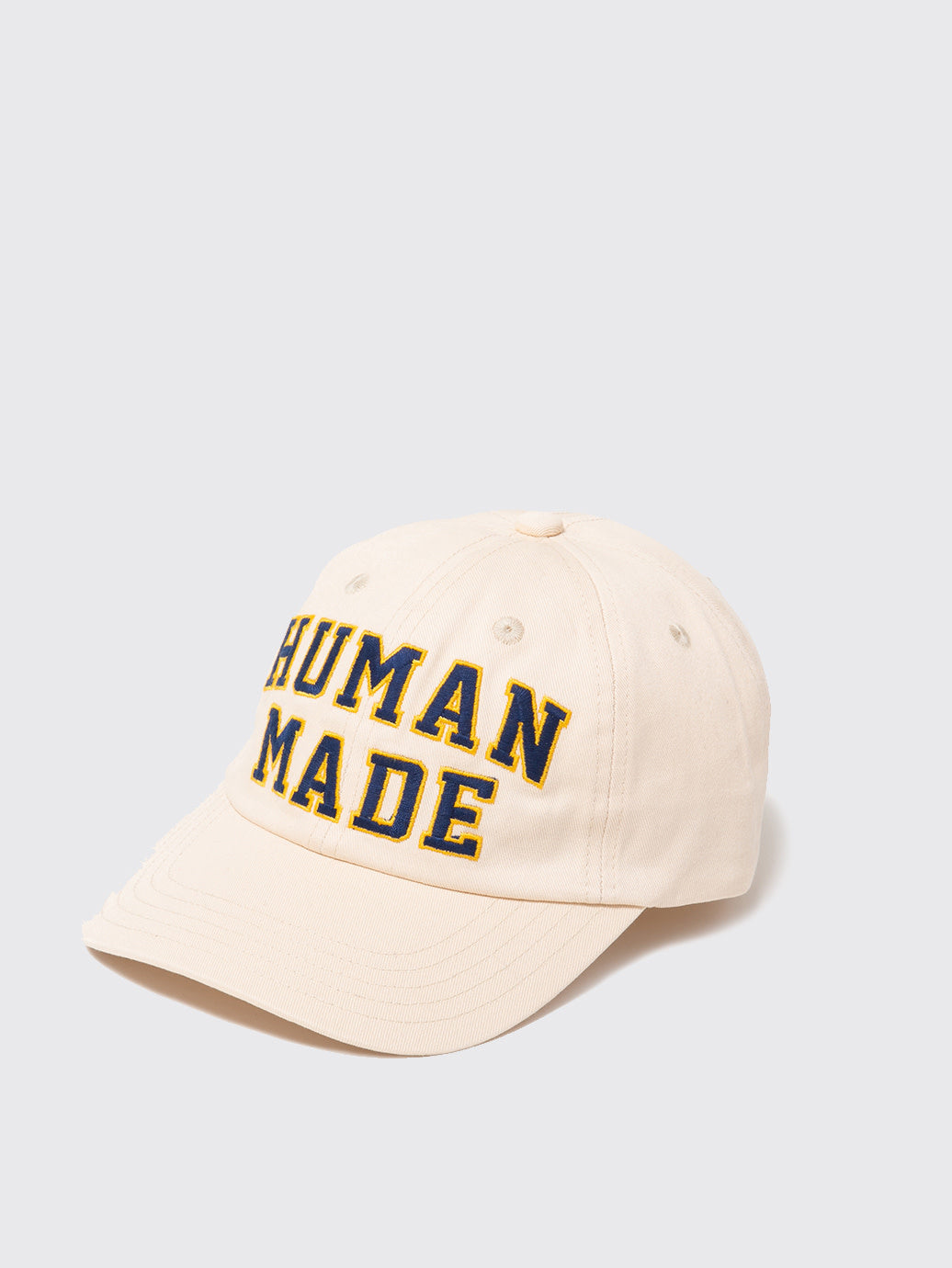 Human Made 6Panel Twill Cap #2 College Logo FW22 White – OALLERY