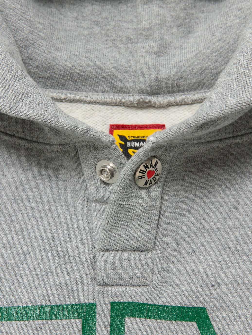 Human Made Snap Hoodie SS23 Gray – OALLERY