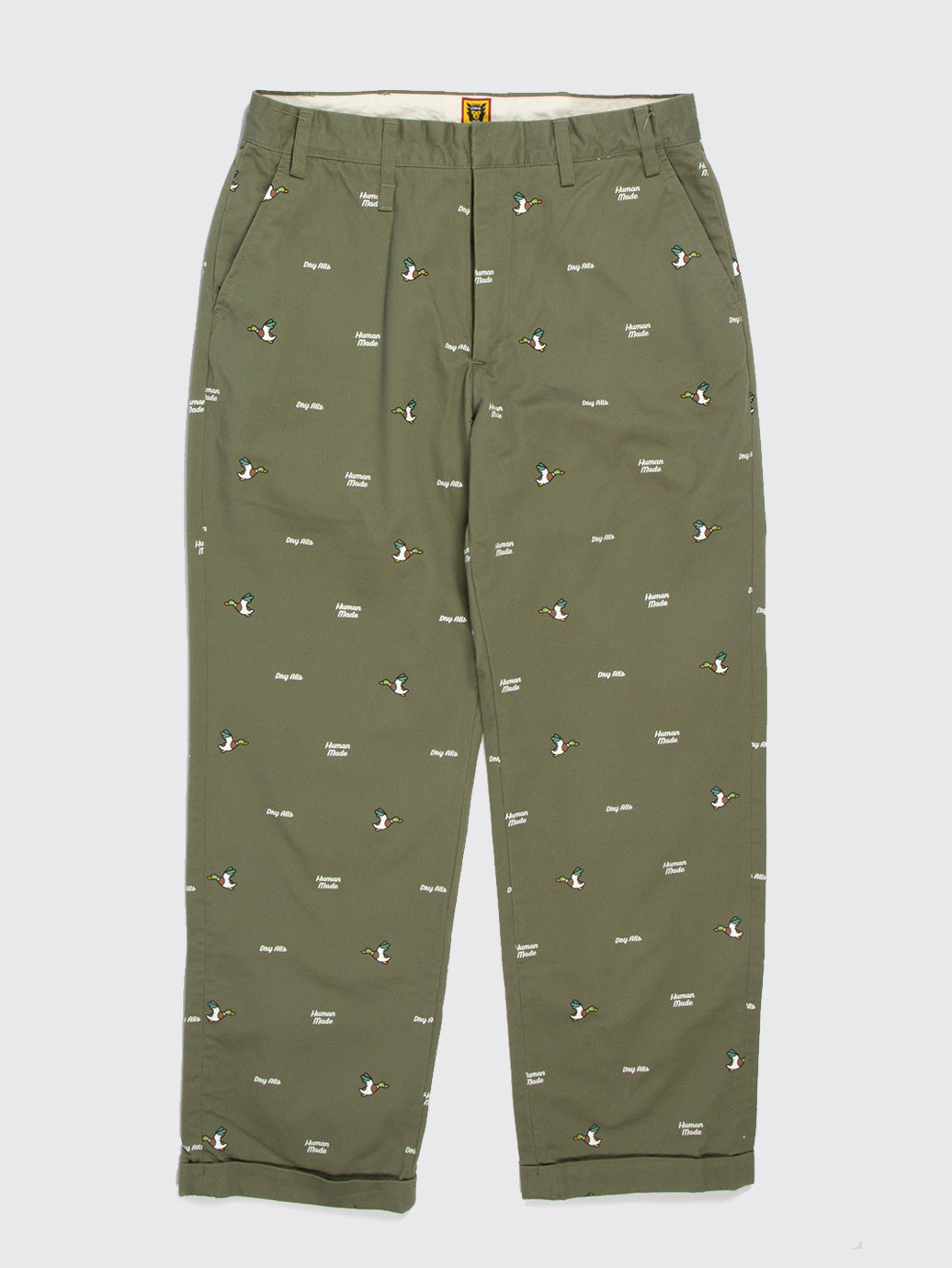 Human Made Pattern Printed Chino Pants Olive Drab – OALLERY