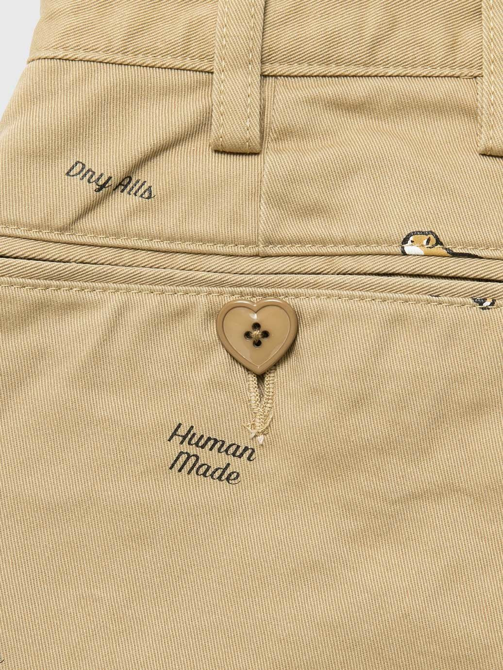 Human Made Pattern Printed Chino Pants Beige