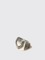 Human Made Heart College Ring FW21 Silver – OALLERY