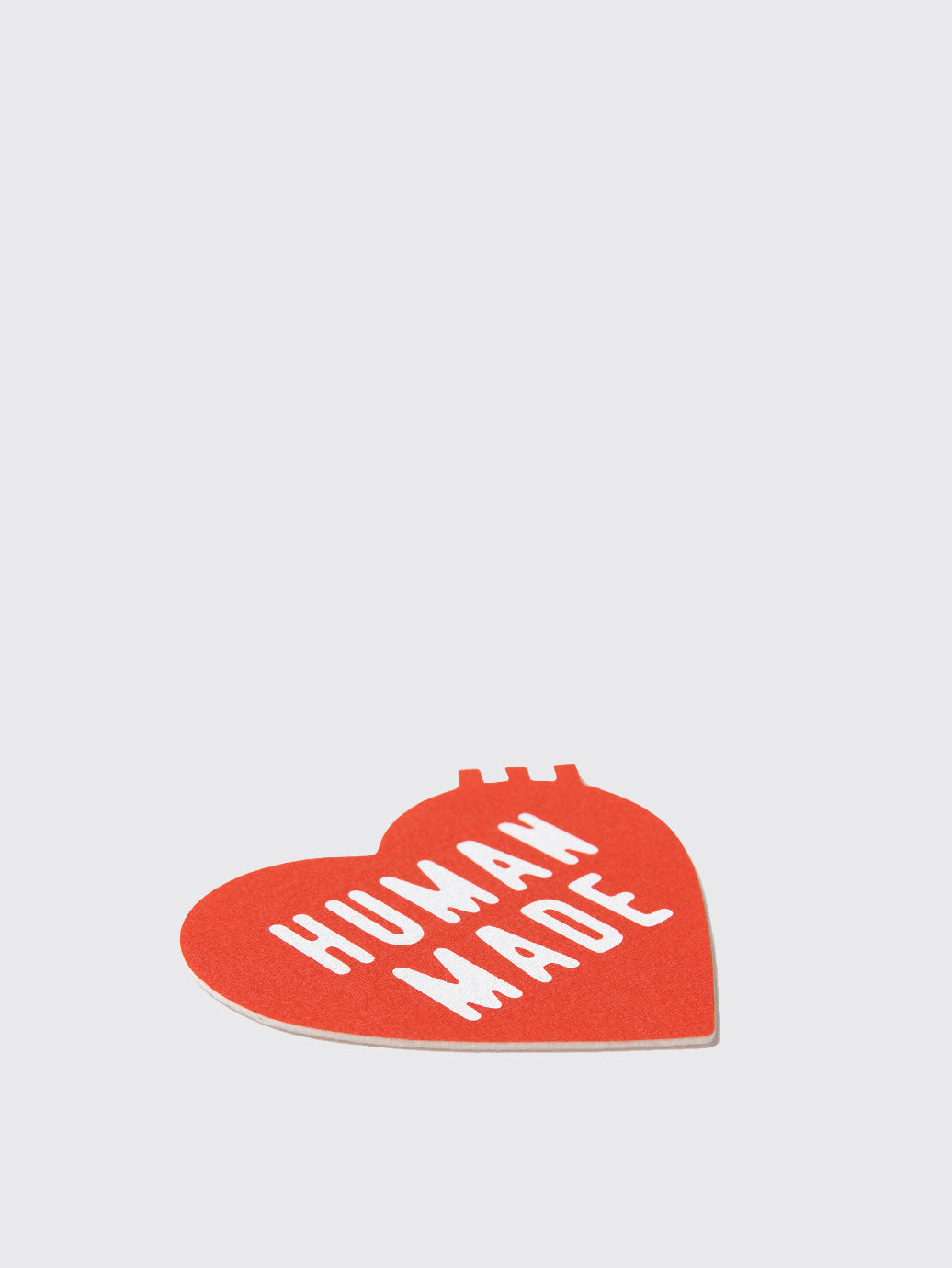 Human Made Heart Paper Coaster Set Red