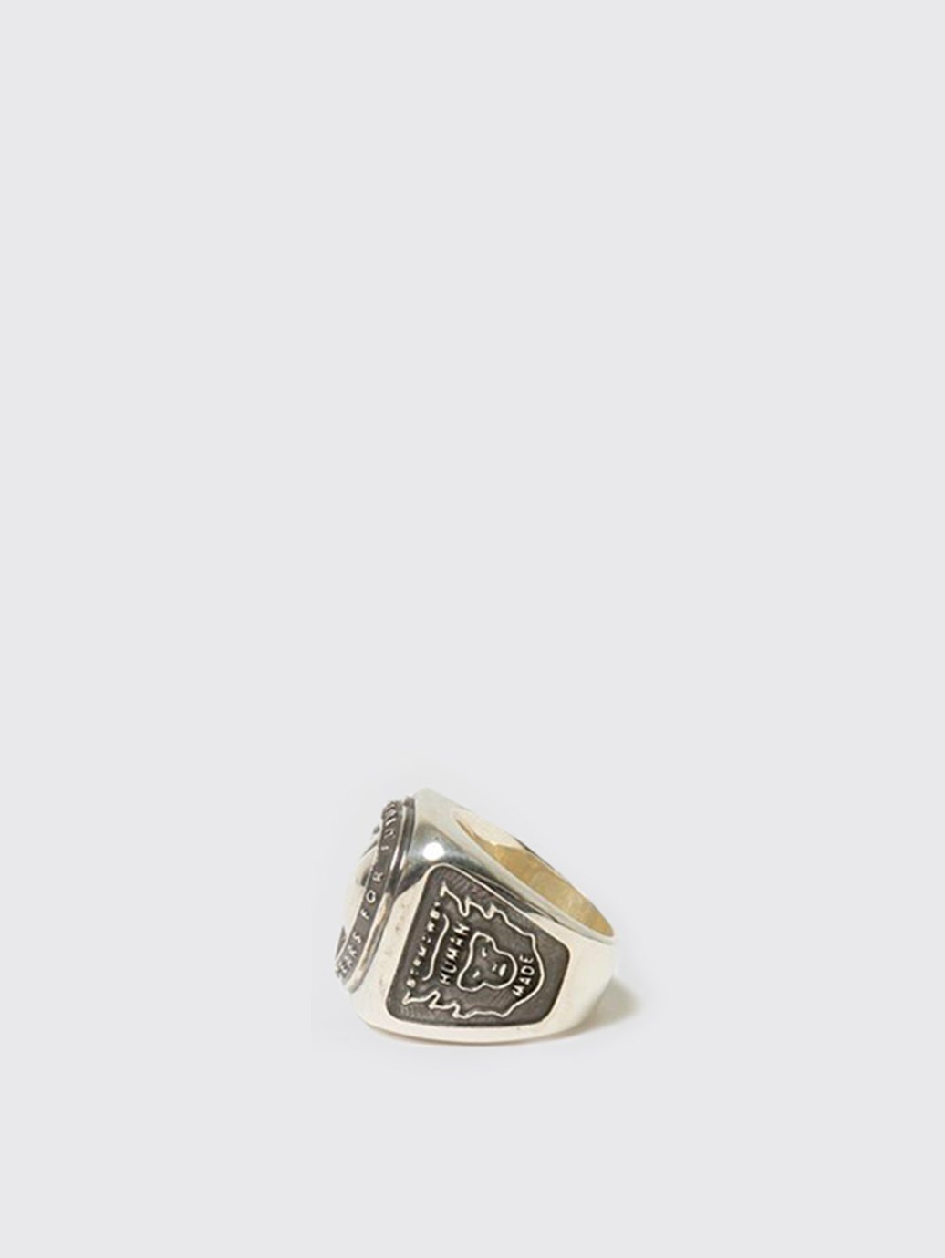 Human Made Heart College Ring FW21 Silver – OALLERY