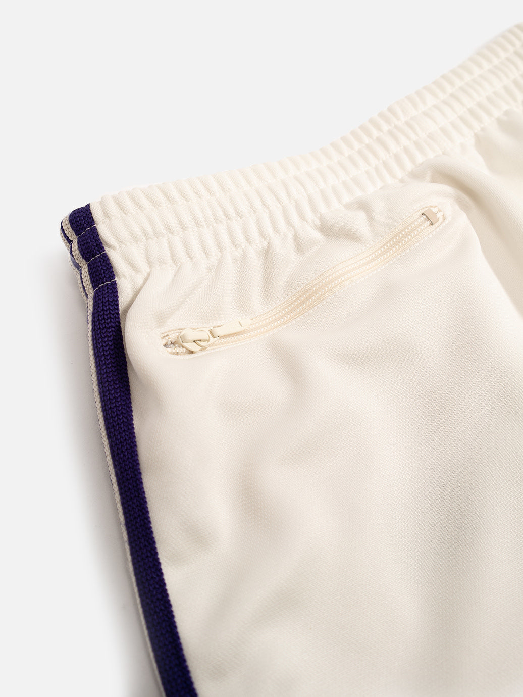 Needles Boot-Cut Track Pant - Poly Smooth Ice White – OALLERY