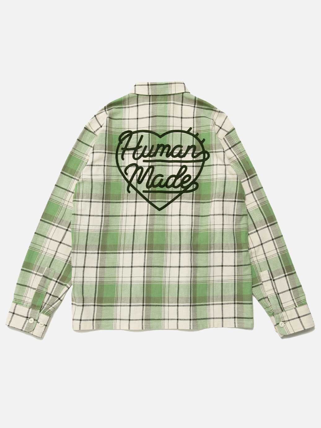 Human Made Checked Overshirt SS23 Green – OALLERY