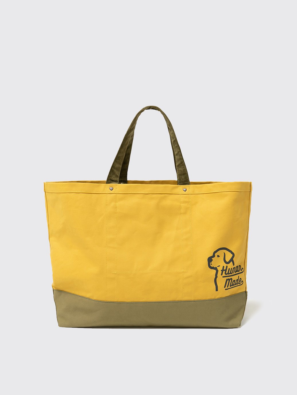 Human Made tote Bag L FW22 Yellow