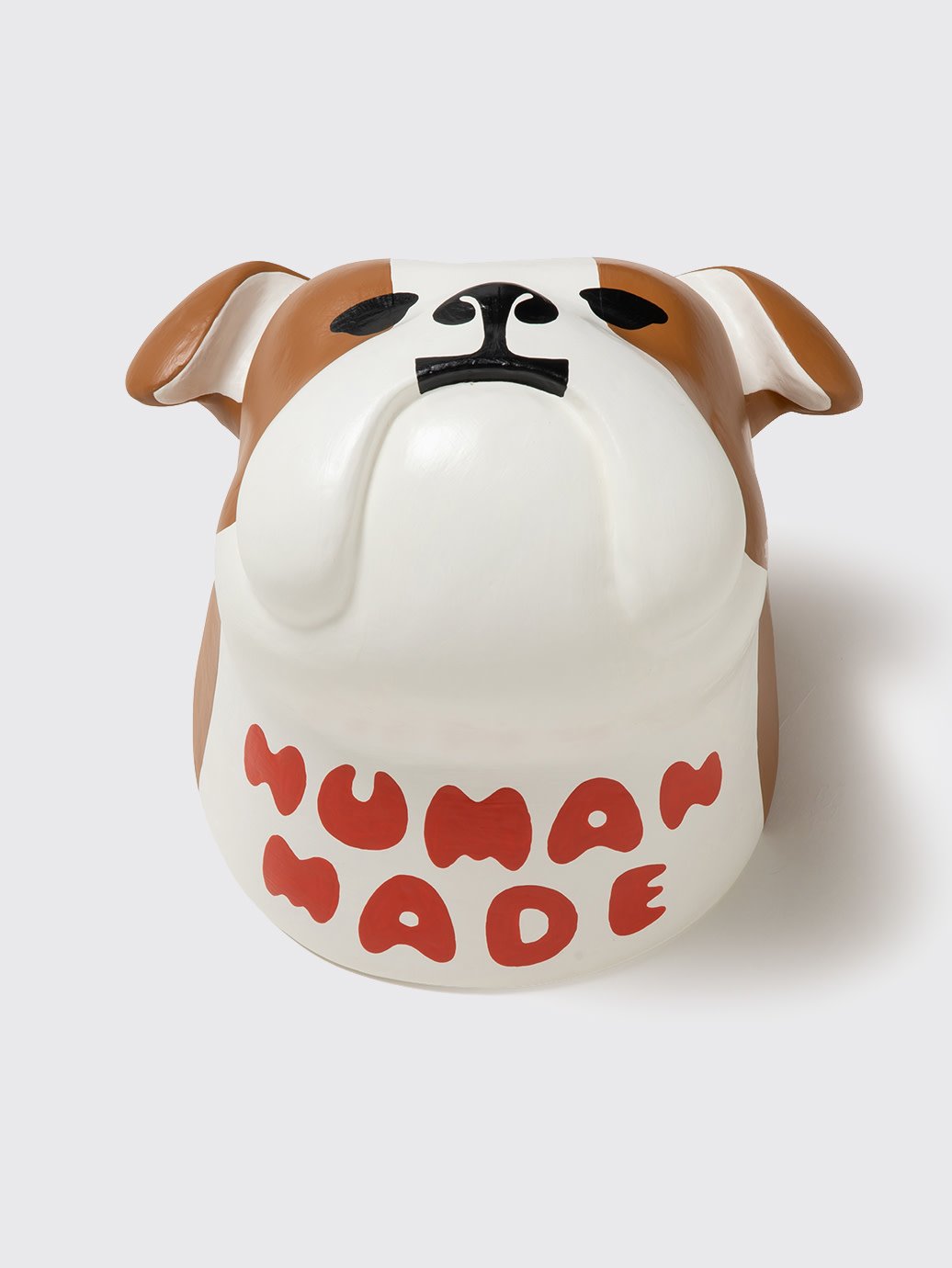 Human Made Bulldog Hark Figure Paper Mache Display FW22 Brown