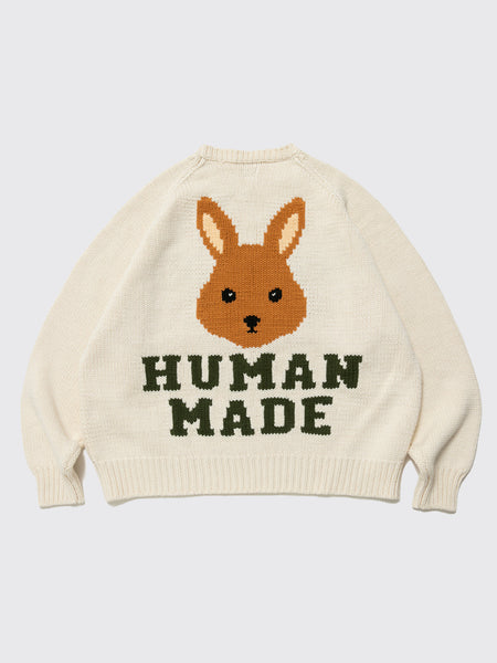 NIGO【最終値下げ】human made rabbit cardigan グレー XL
