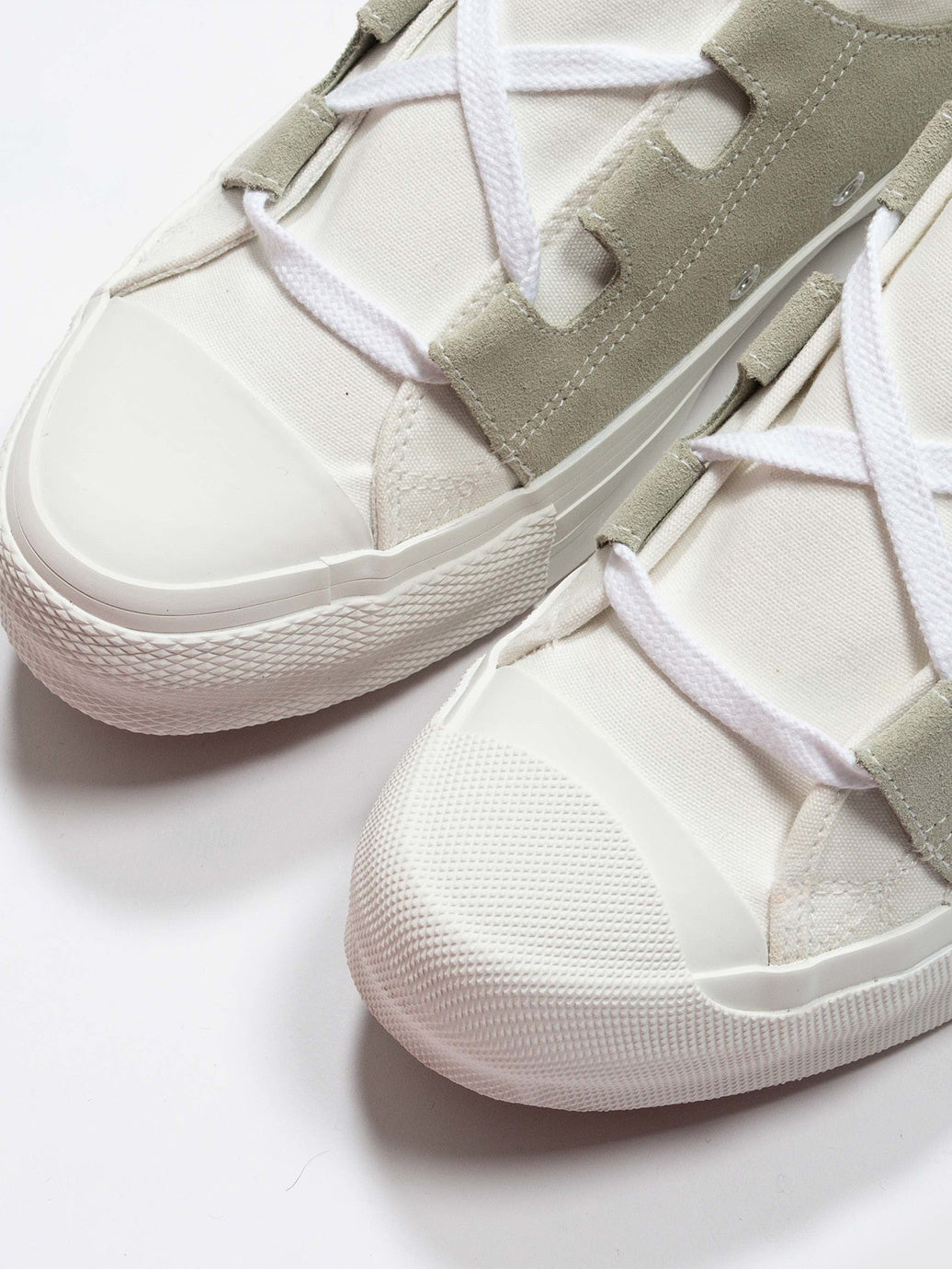 Needles Asymmetric Ghillie Sneaker White