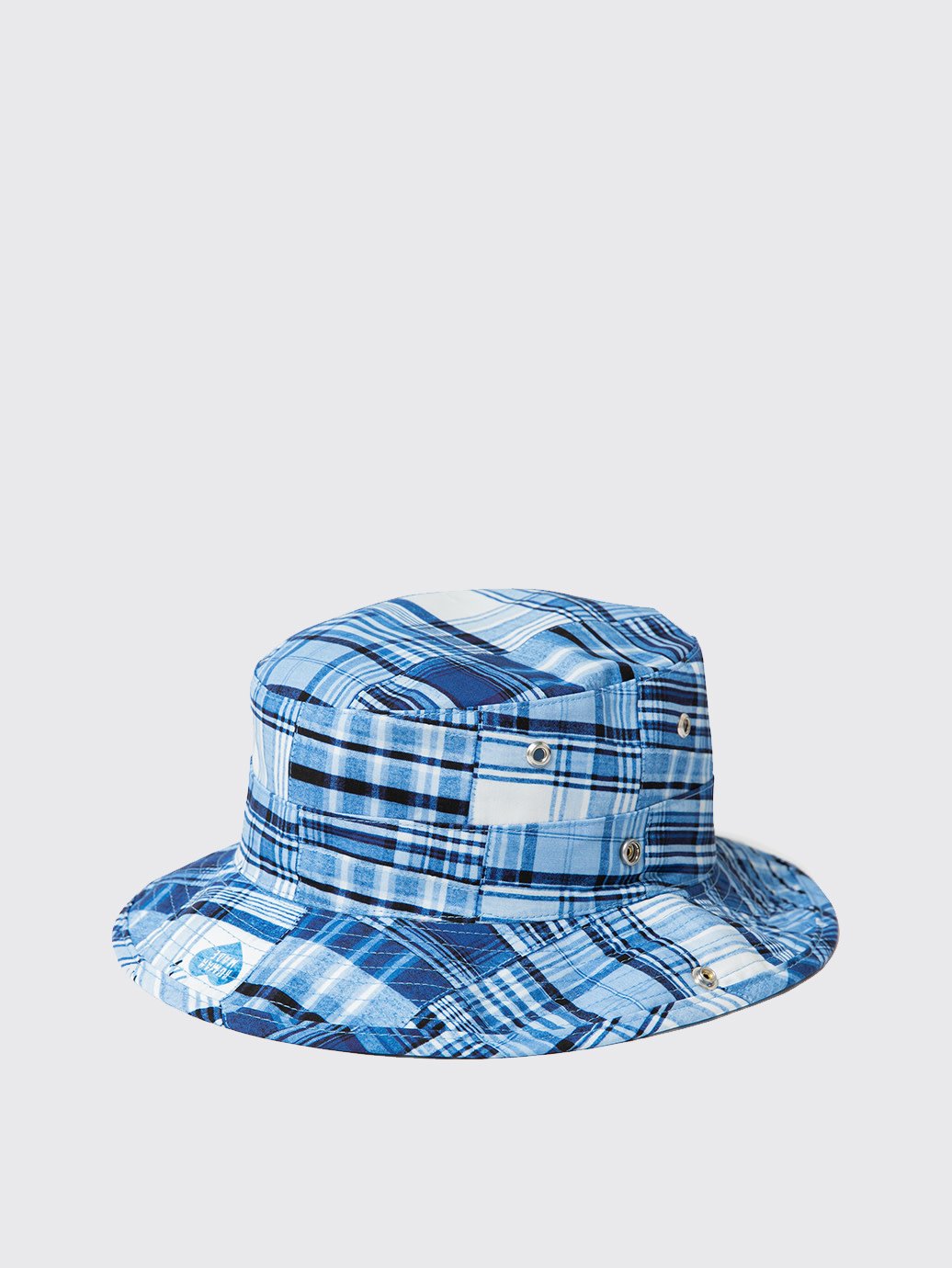 Human Made Patchwork Bucket Hat SS22 Blue – OALLERY